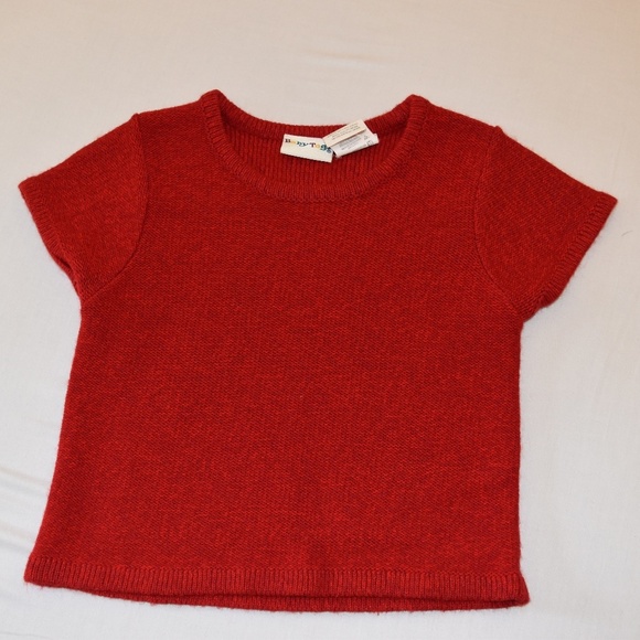 Girls red sweater like top - Picture 1 of 2
